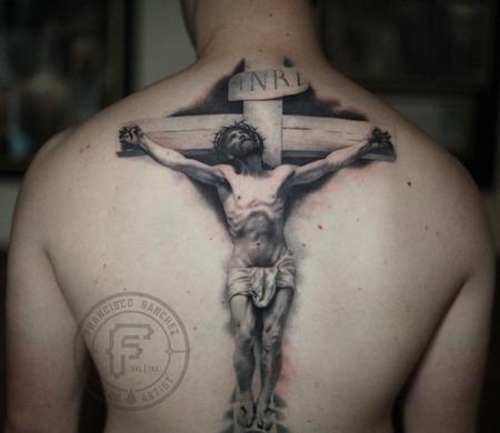 Tattoos - realistic Jesus tattoo - 131268